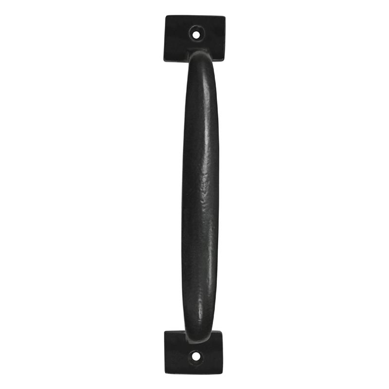 "Uzziah" Black Antique Iron Door Pull
