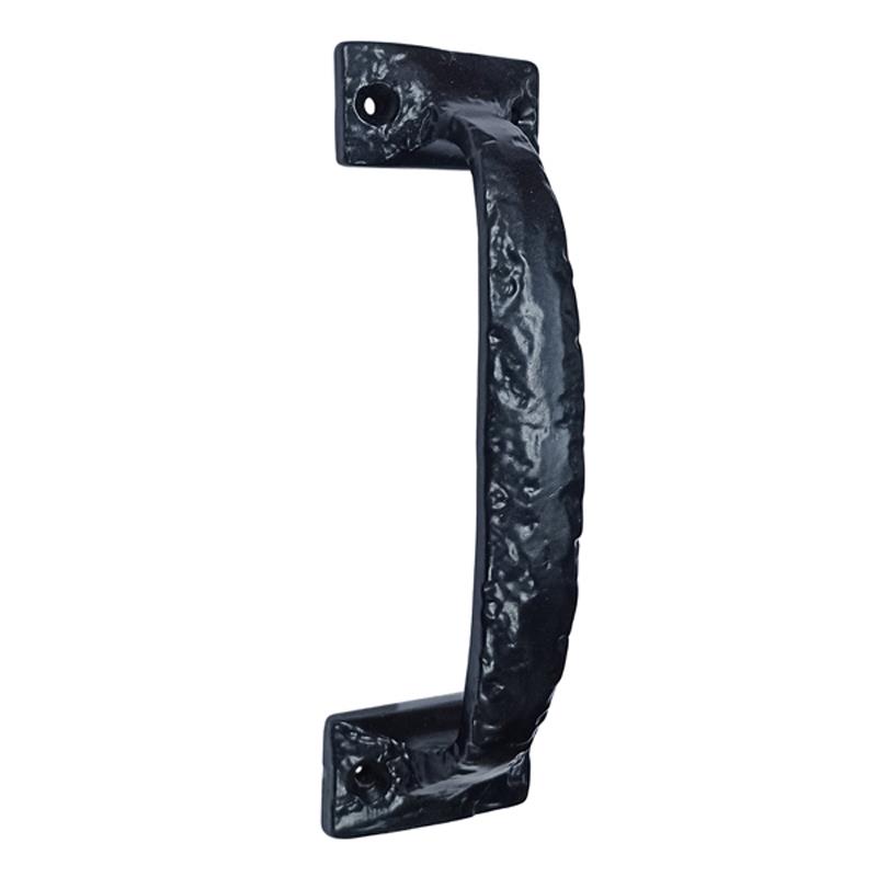 "Tabor" Black Antique Iron Door Pull