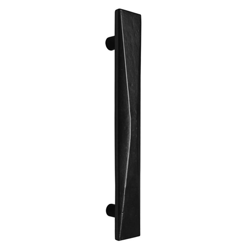 8 Inch "Ithran" Black Antique Iron Door And Cabinet Pull