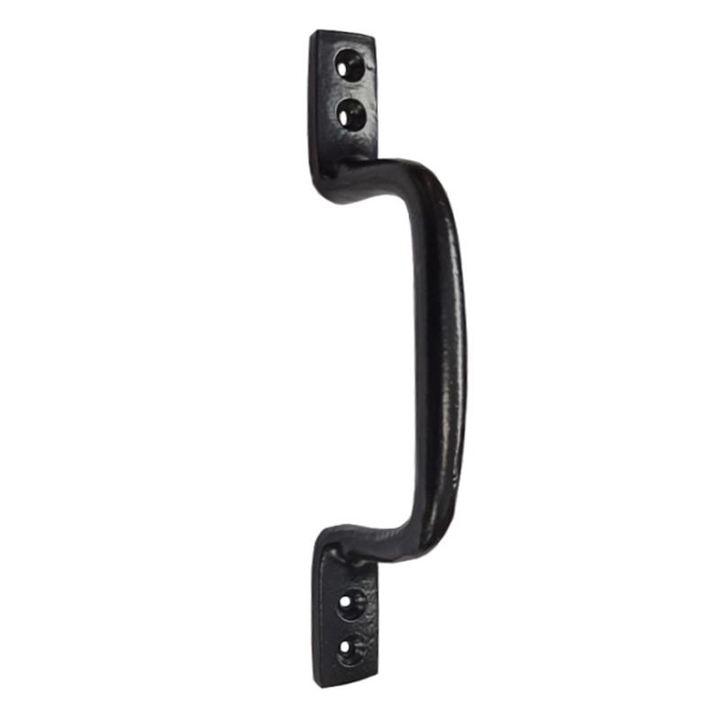 "Hazor" Black Antique Iron Door And Cabinet Pull