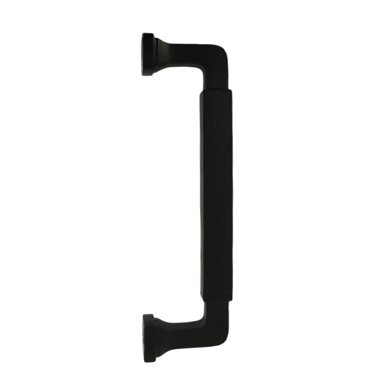 6 Inch "Talmai" Black Antique Iron Hand Forged Cabinet Pull