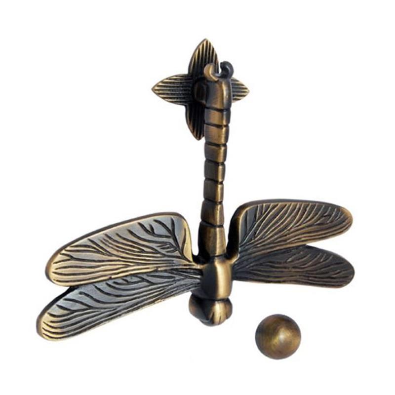 "Dragonfly" Decorative Brass Door Knocker
