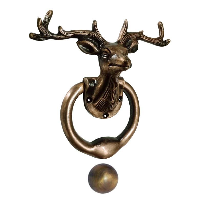 "Small Dear" Decorative Iron Door Knocker