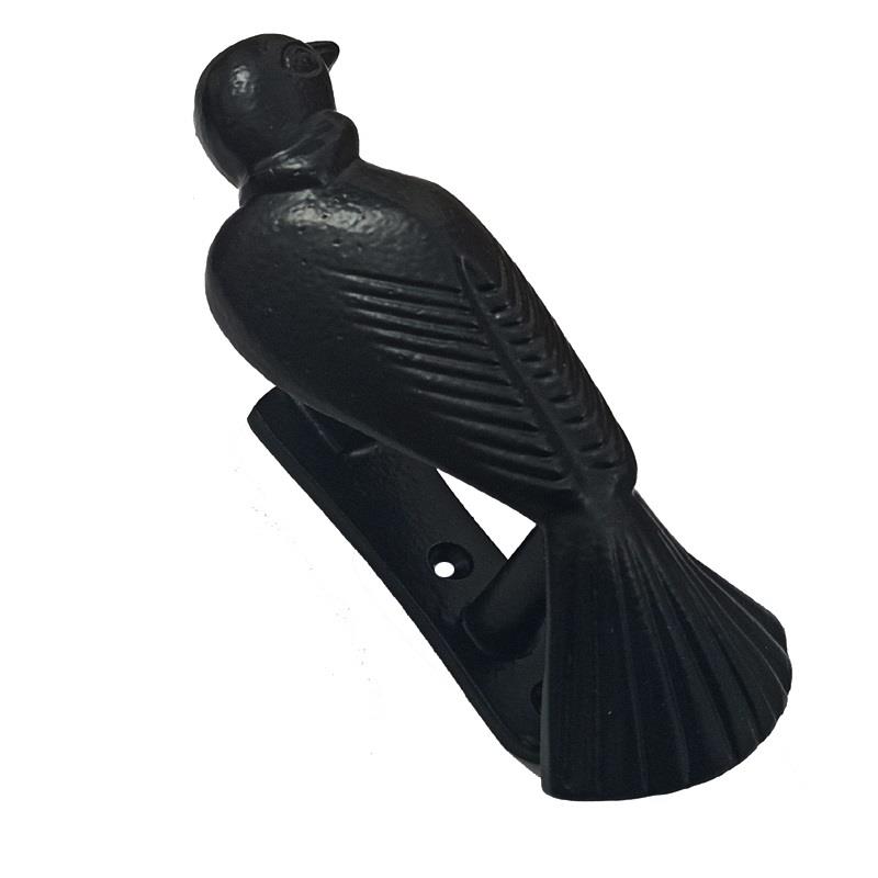 "Dove" Black Antique Iron Door Knocker