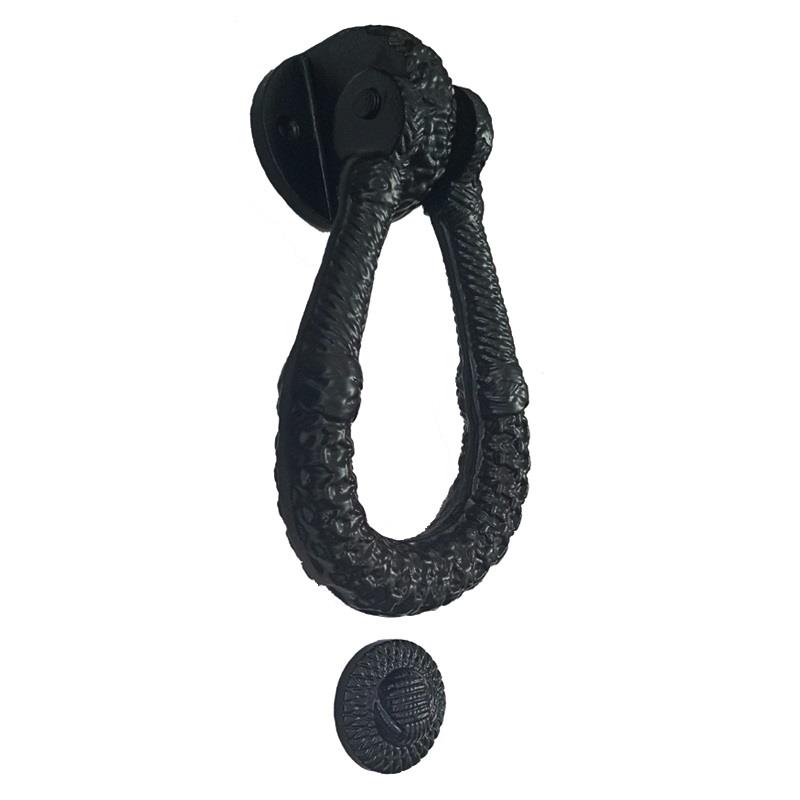 "Segub" Black Antique Iron Door Knocker