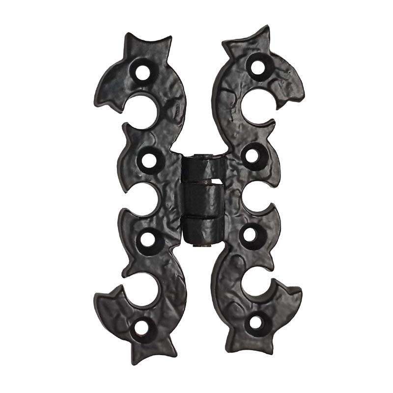 "Kirioth" Black Antique Iron Butterfly Cabinet Hinge