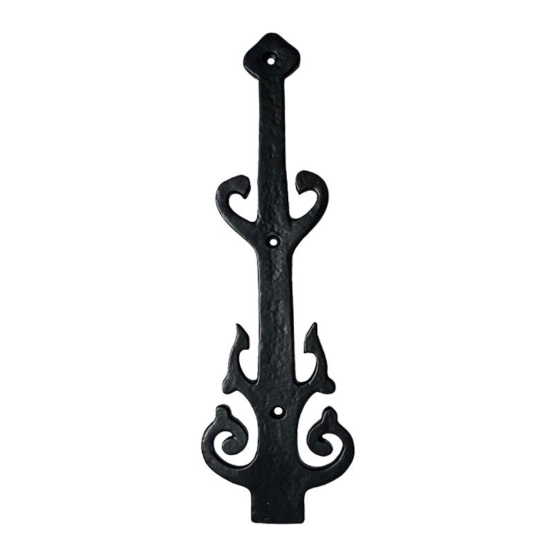 "Alfred" Black Antique Iron False Hinge Front
