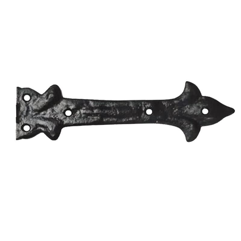 "Abdias" Black Antique Iron False Hinge Front