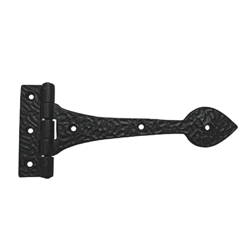"Eliphaz" Black Antique Iron Tee Hinge