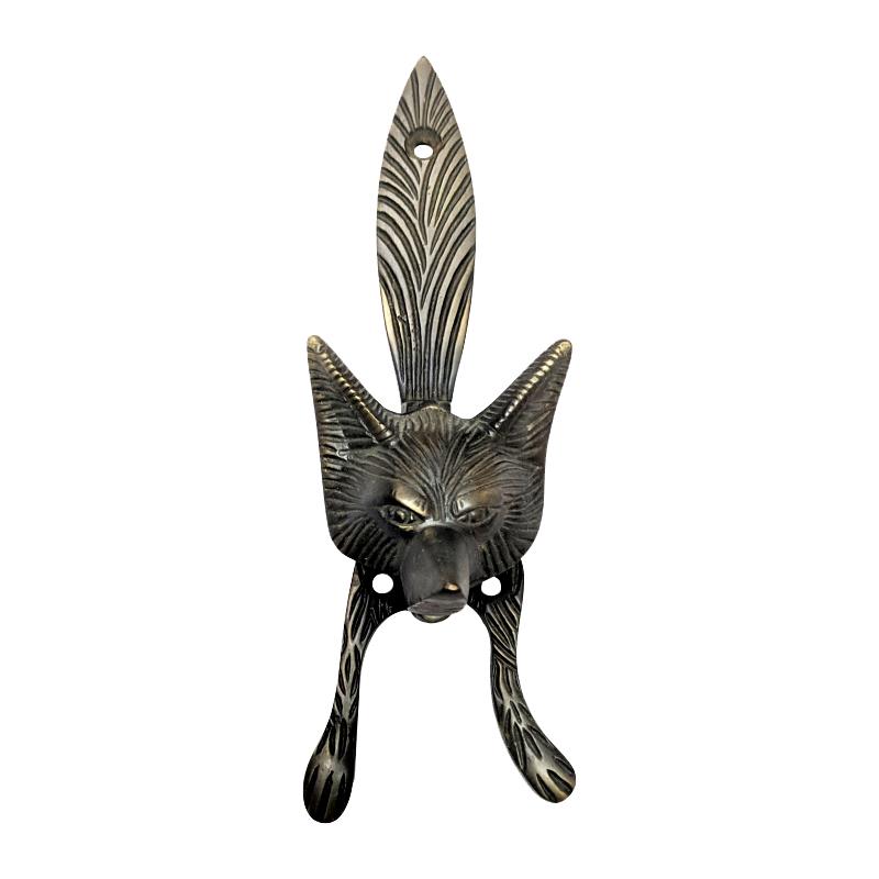 "Fox" Decorative Brass Door Knocker