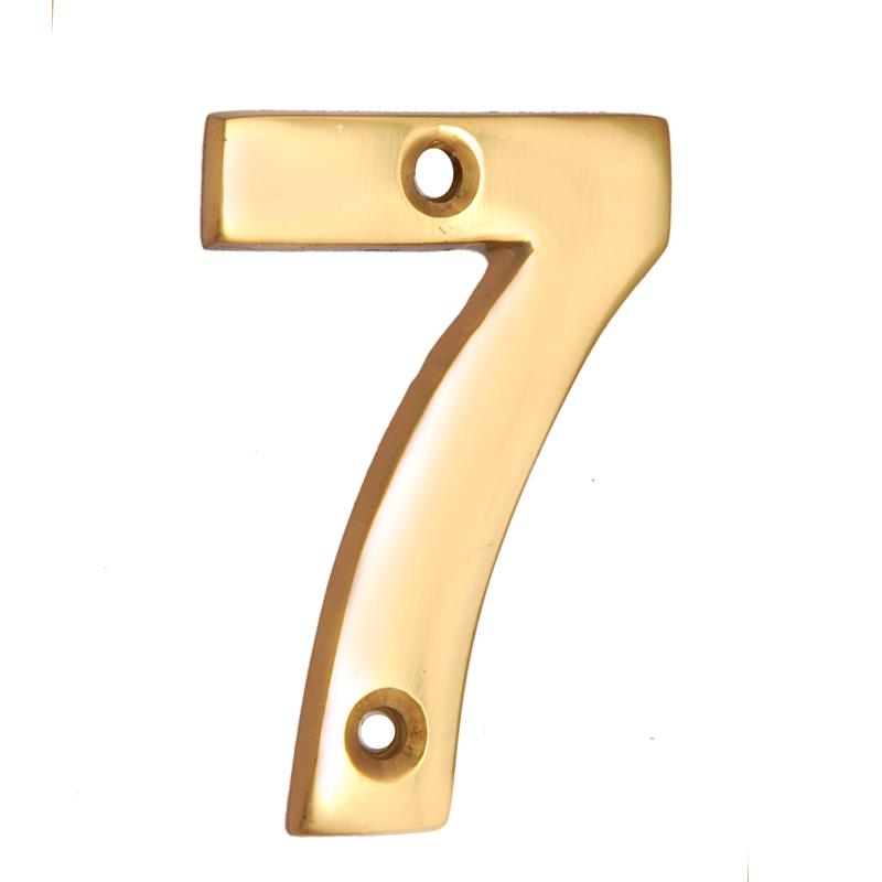 2" Broad Brass Numerals-7