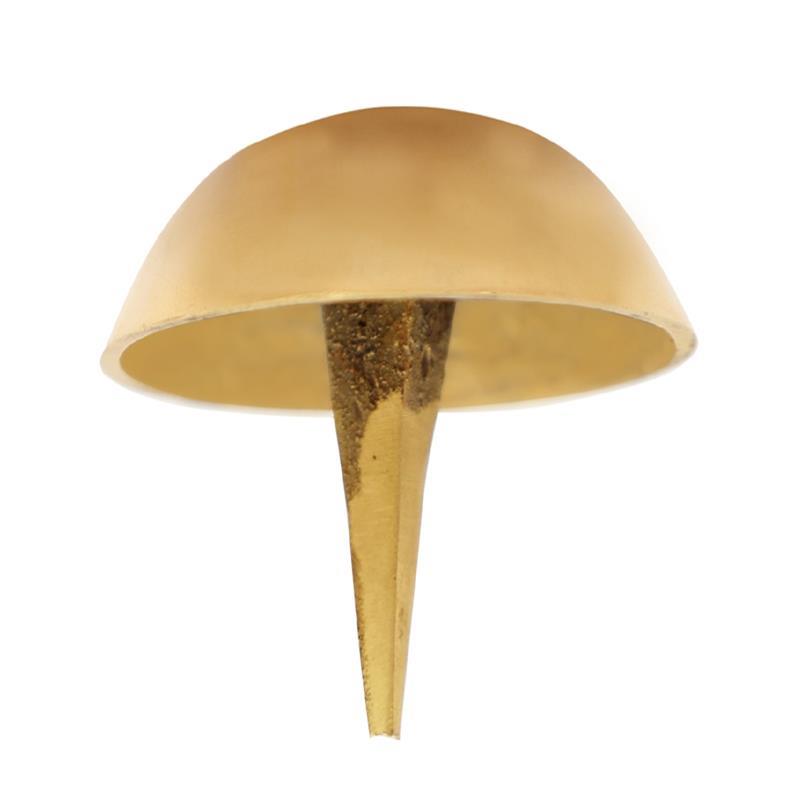 32mm “Amalek” Brass Round Stud