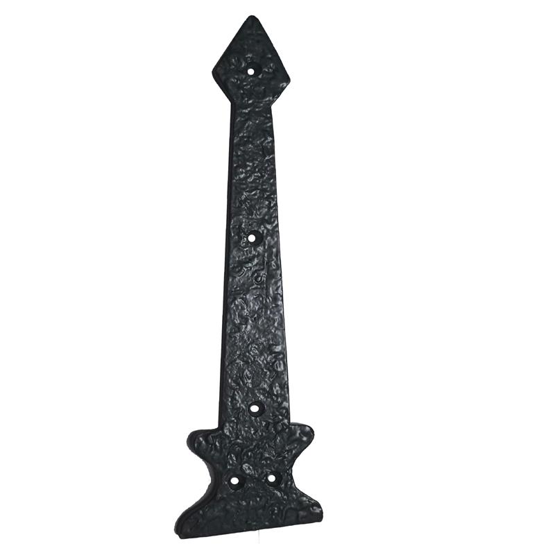 "Jaalam" Black Antique Iron False Hinge Front