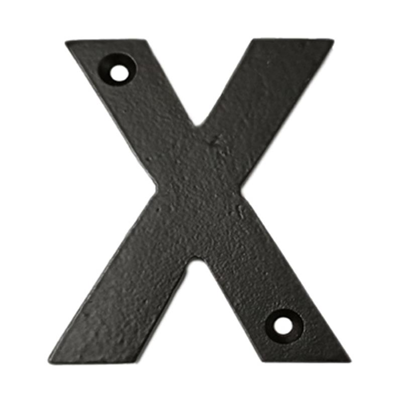 4" Iron Letter-X
