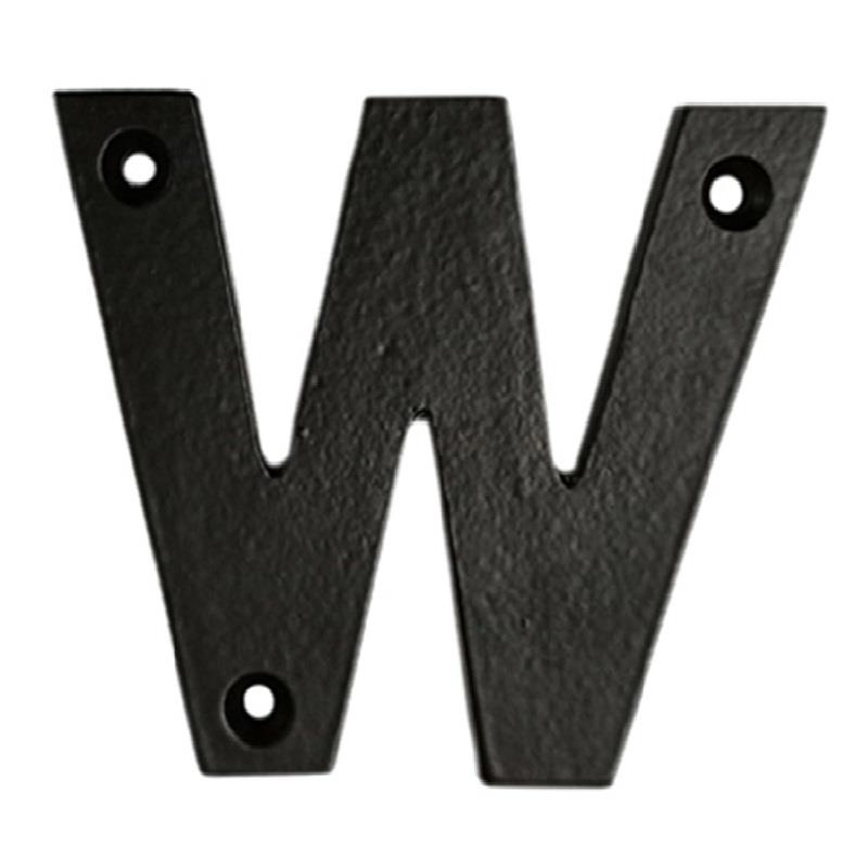 4" Iron Letter-W