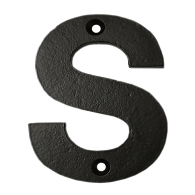 4" Iron Letter-S
