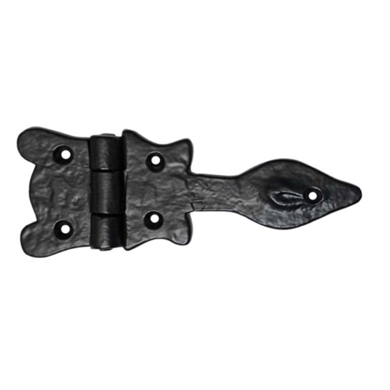 "Tobias" Black Antique Iron Tee Hinge