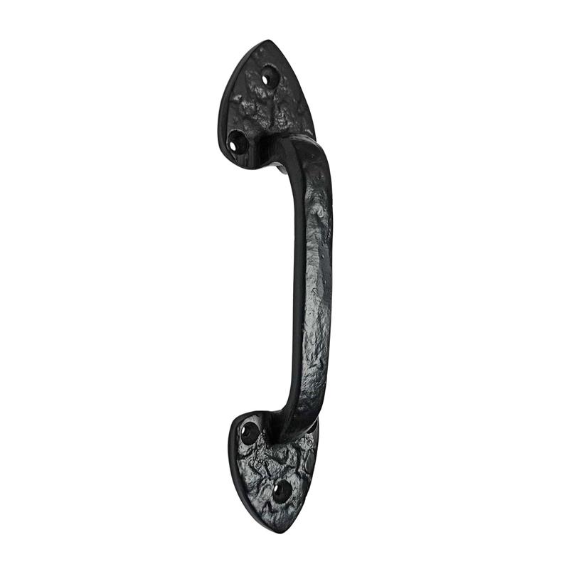 "Amoke" Black Antique Iron Door Pull