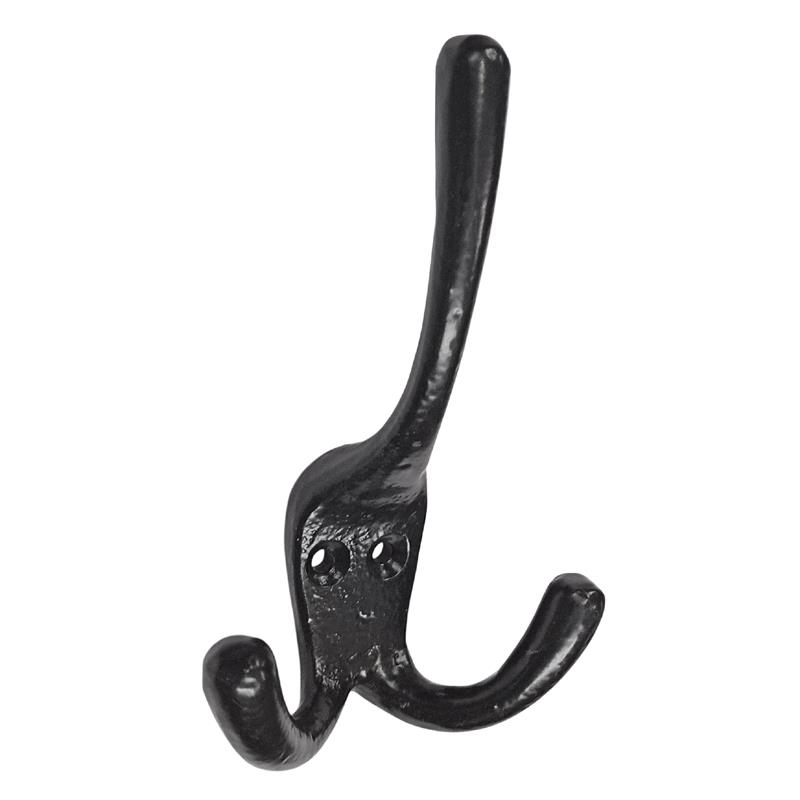 "Nemuel" Black Antique iron hook