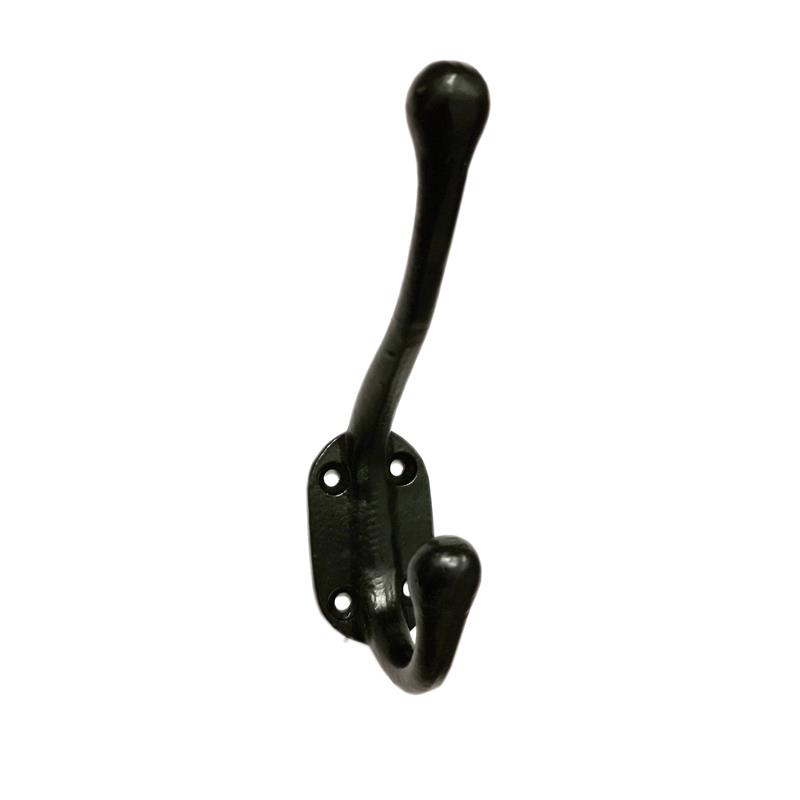 "Jacob" Black Antique Iron Hook