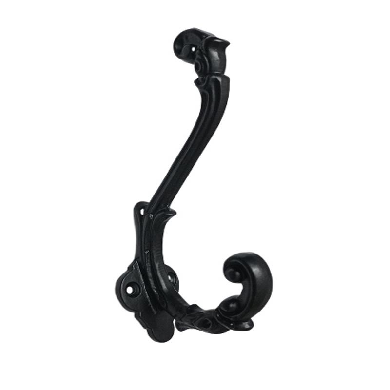 "Manaen" Black Antique Iron Hook