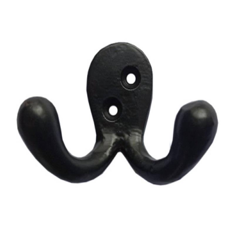 "Mammon" Black Antique Iron Hook