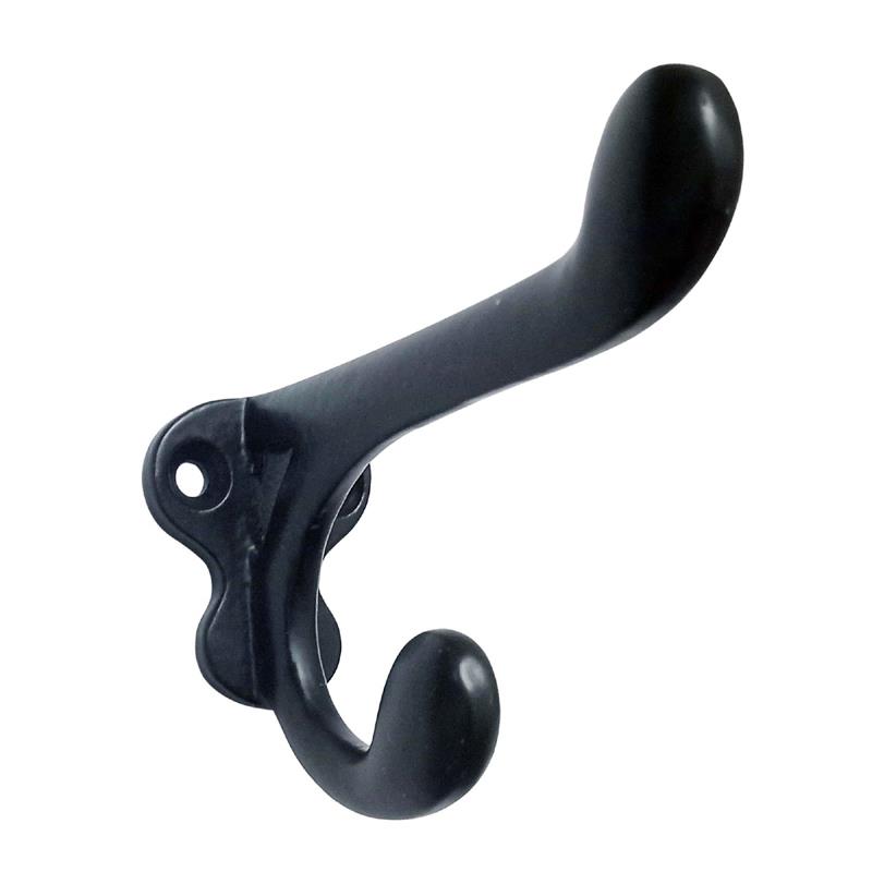 "Hagar" Black Antique Iron Hook