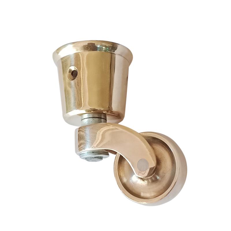 38mm Round Brass Castor