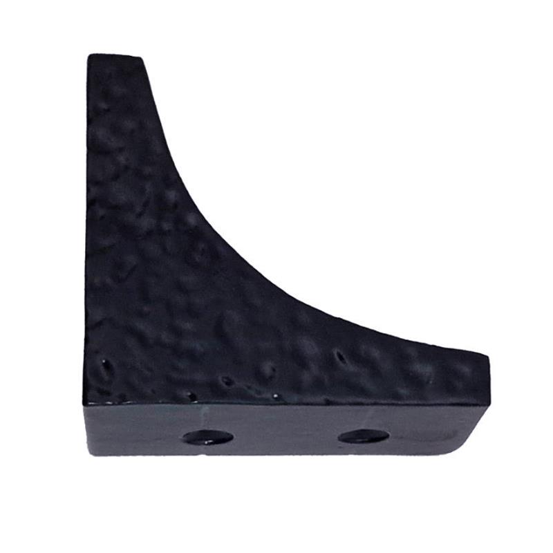 "Baalath" Black Antique Cast Iron L-Corner