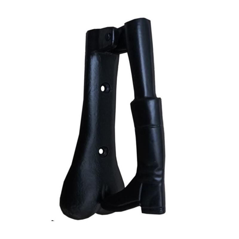 "Shoe" Black Antique Iron Door Knocker