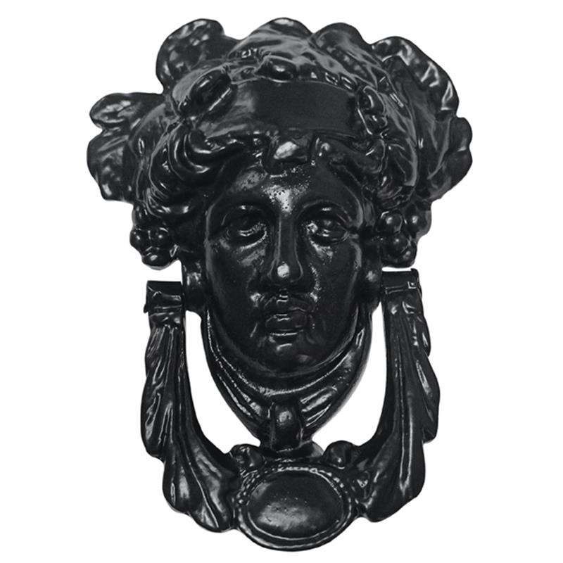 "Meducer" Black Antique Iron Door Knocker