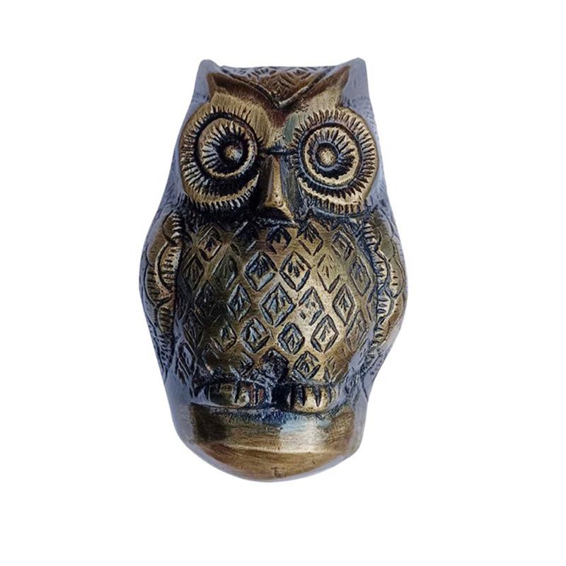 "Small Owl" Decorative Iron Door Knocker