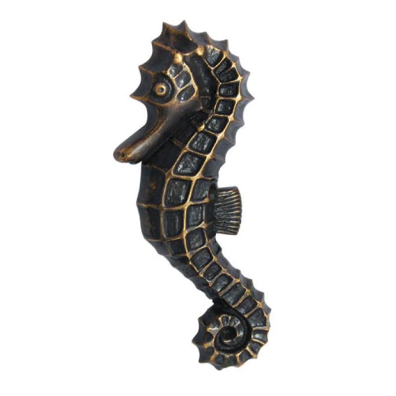 "Seahorse" Decorative Iron Door Knocker