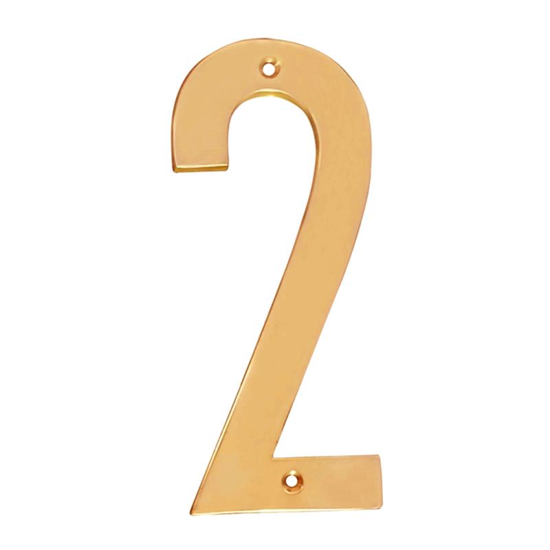 6" Brass Numerals-2