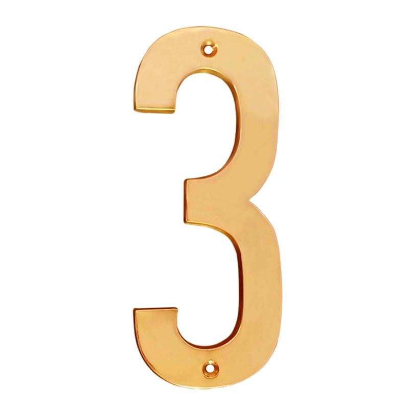 6" Brass Numerals-3