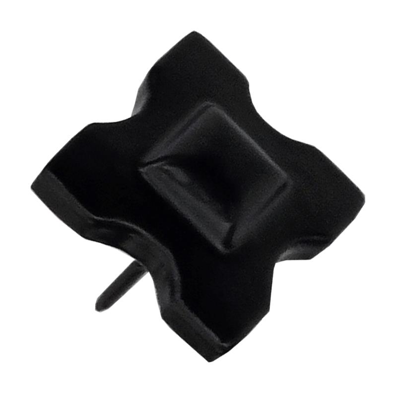 38mm "Chilion" Black Antique Iron Door Stud