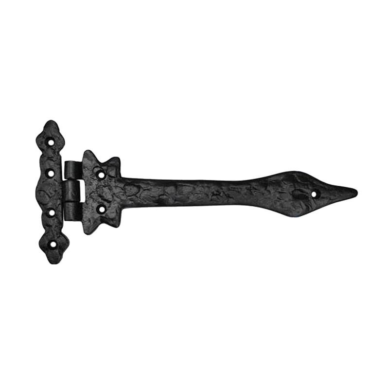 "Edna" Black Antique Iron Tee Hinge