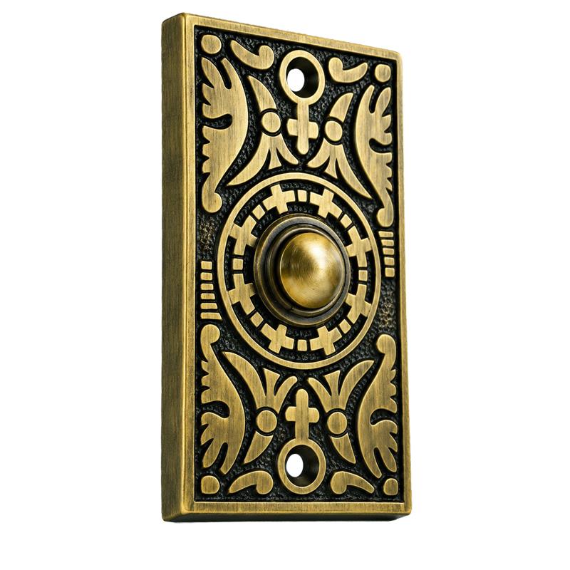 "Eglaim" Decorative Brass Bell Push