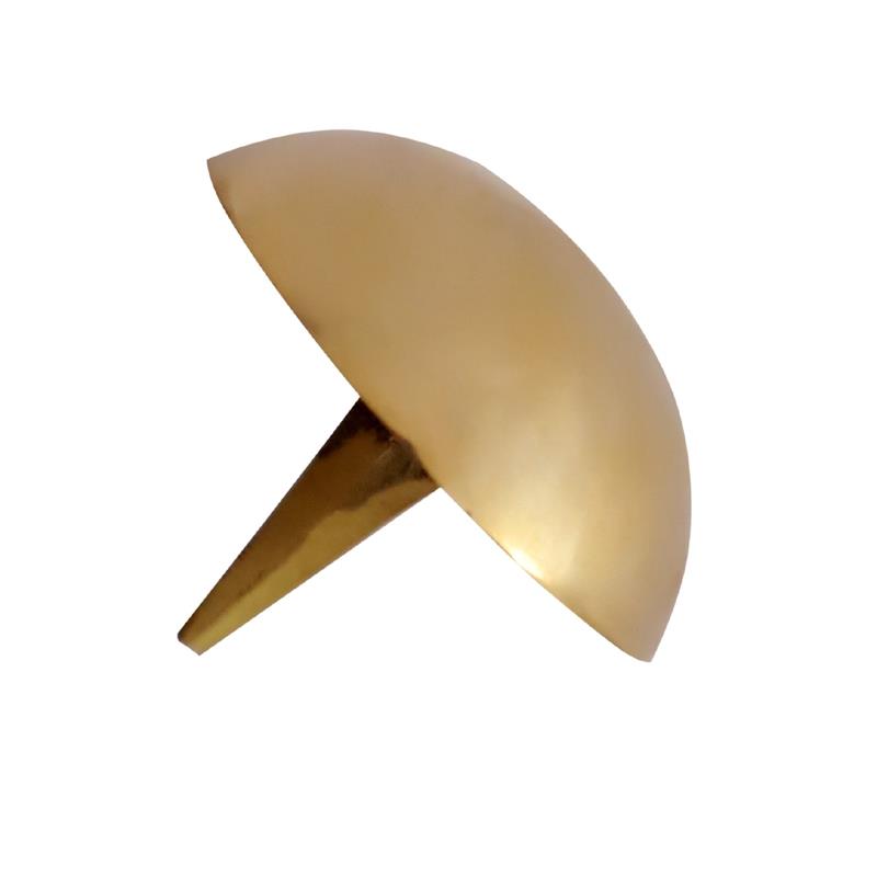 25mm “Amalek” Brass Round Stud