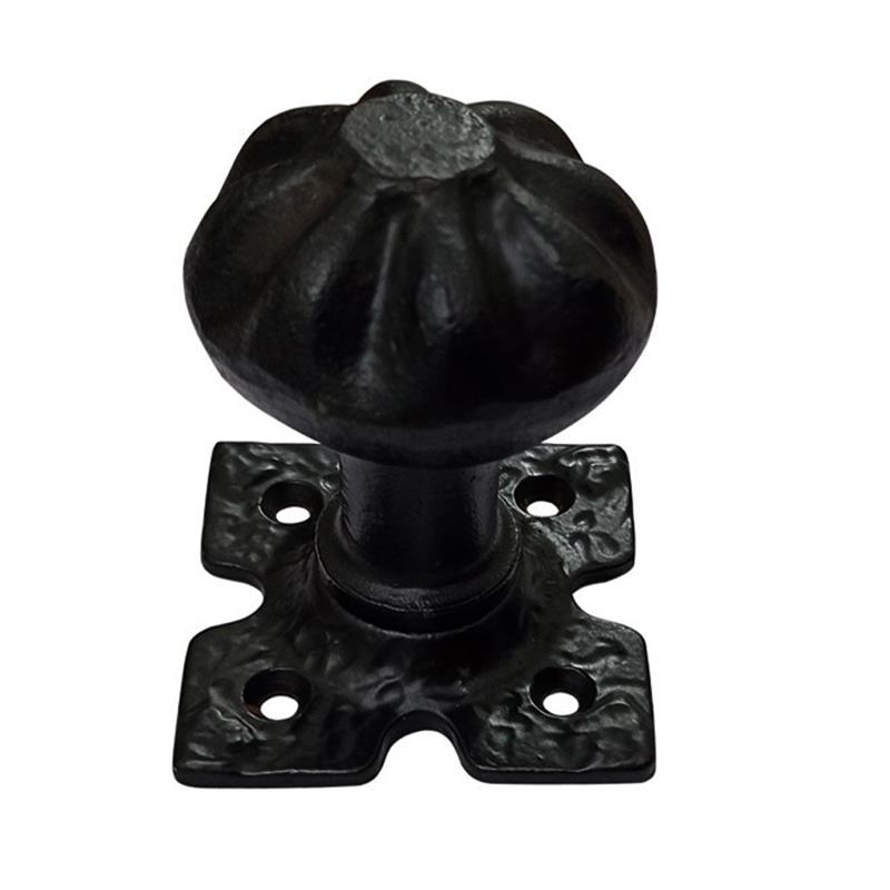 "Bamah" Iron Door Knob With Rose