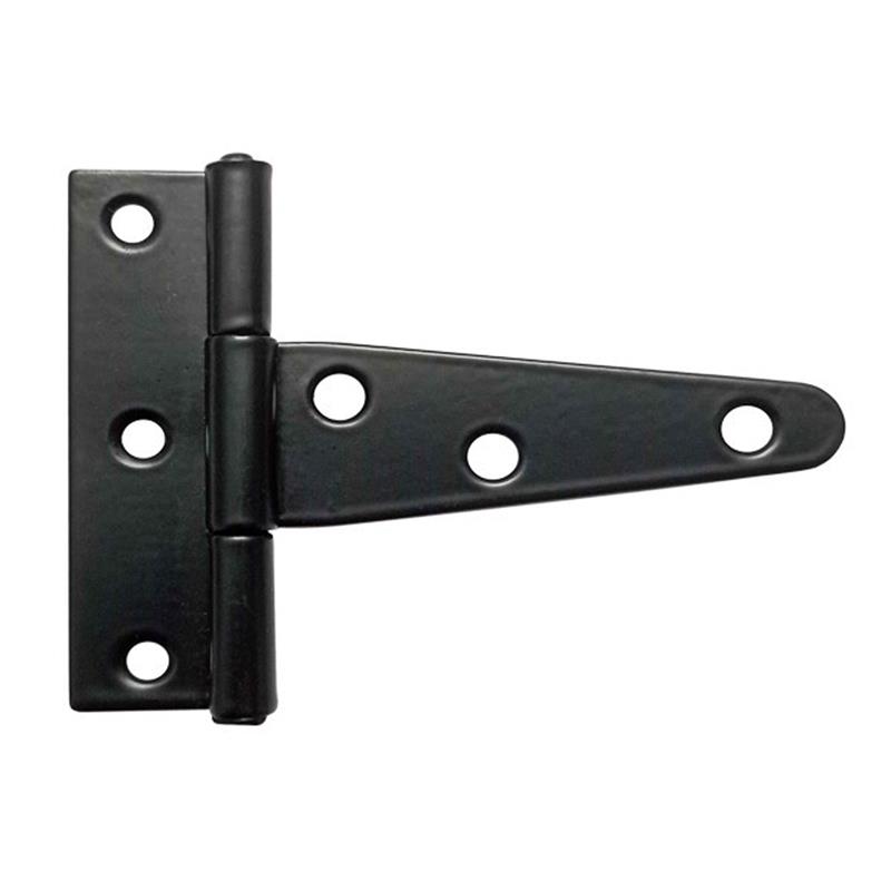 122mm x 65mm "Haman" Black Iron T-Hinge