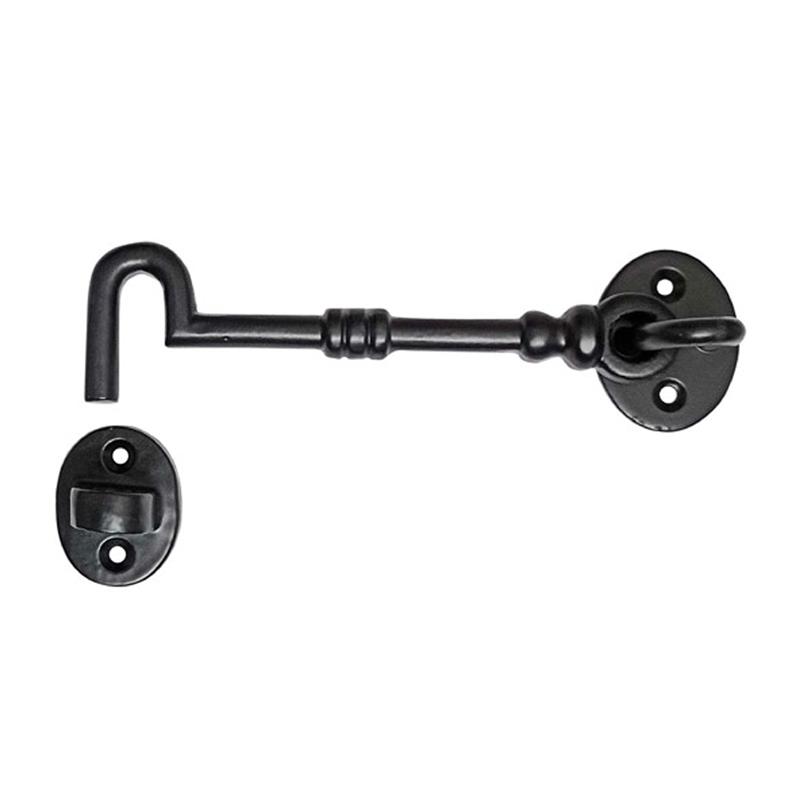 "Jonah" Black Antique Iron Cabin Hook