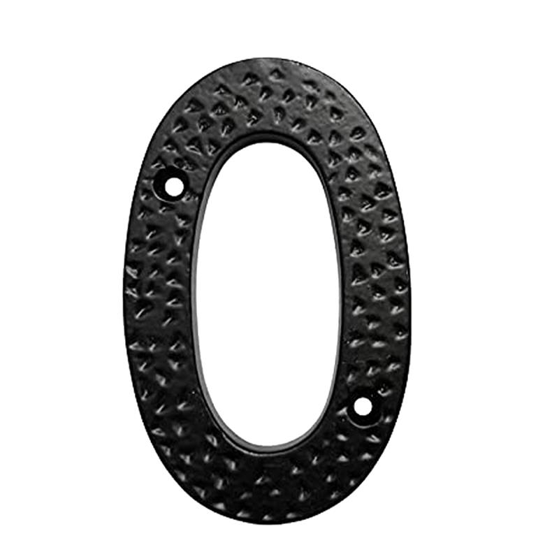 4" Iron Numerals (0) Heavy Duty
