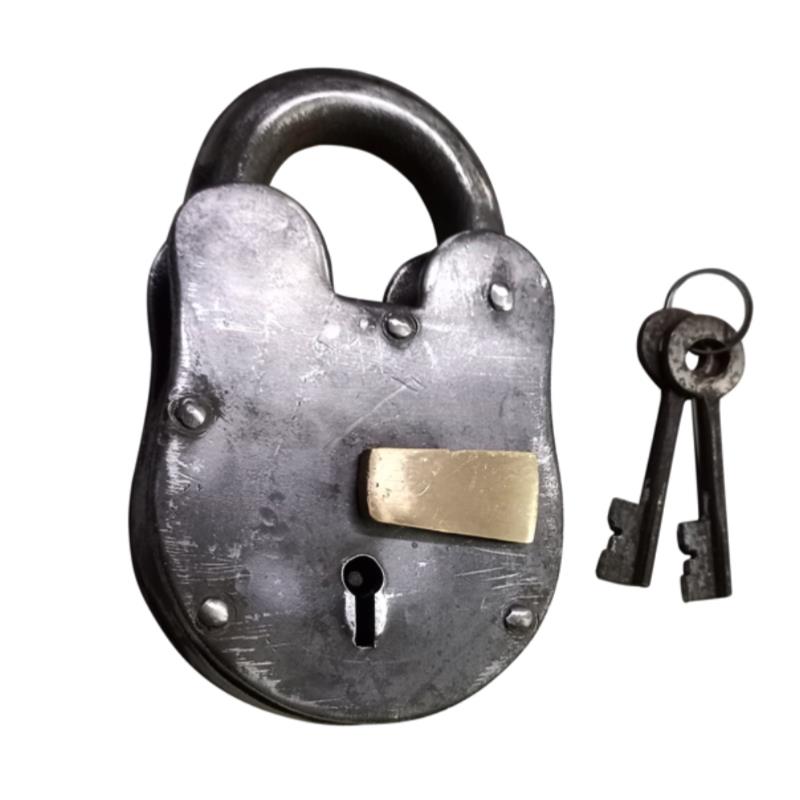 76mm "Jahzeel" Handmade Antique Iron Padlock