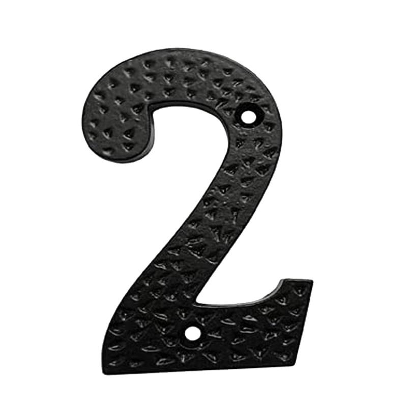 4" Iron Numerals (2) Heavy Duty