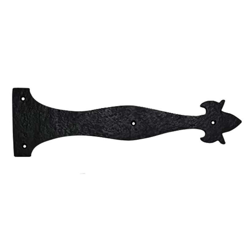 "Izri" Black Antique Iron False Hinge Front