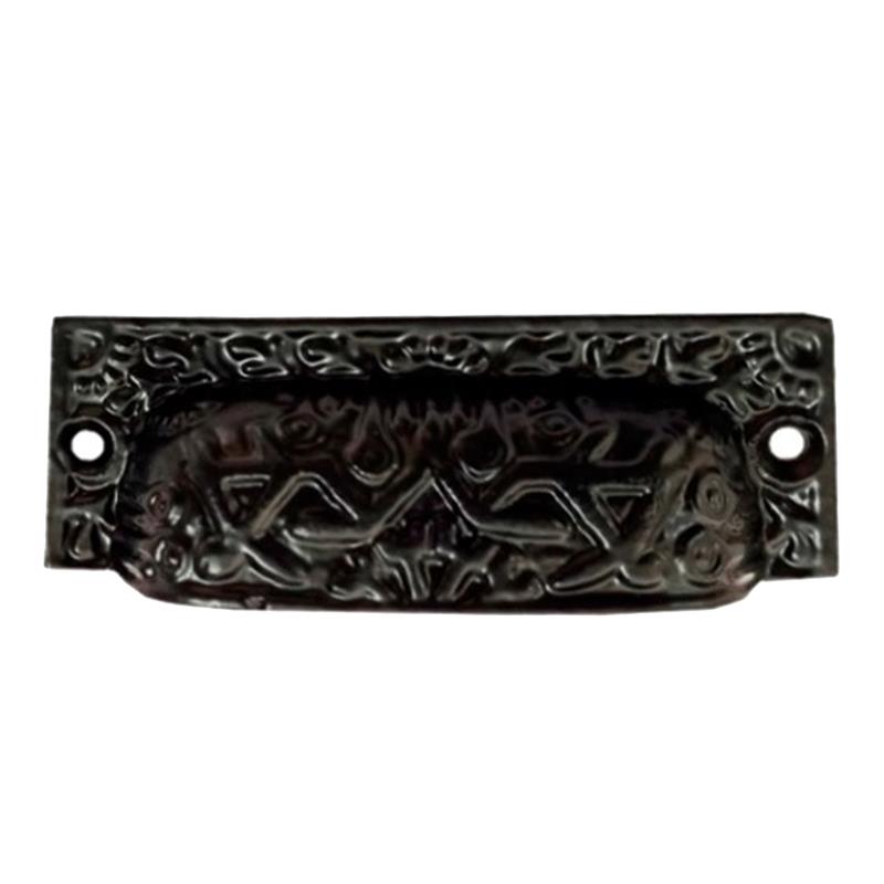 "Lillian" Black Antique Iron Drawer Pull