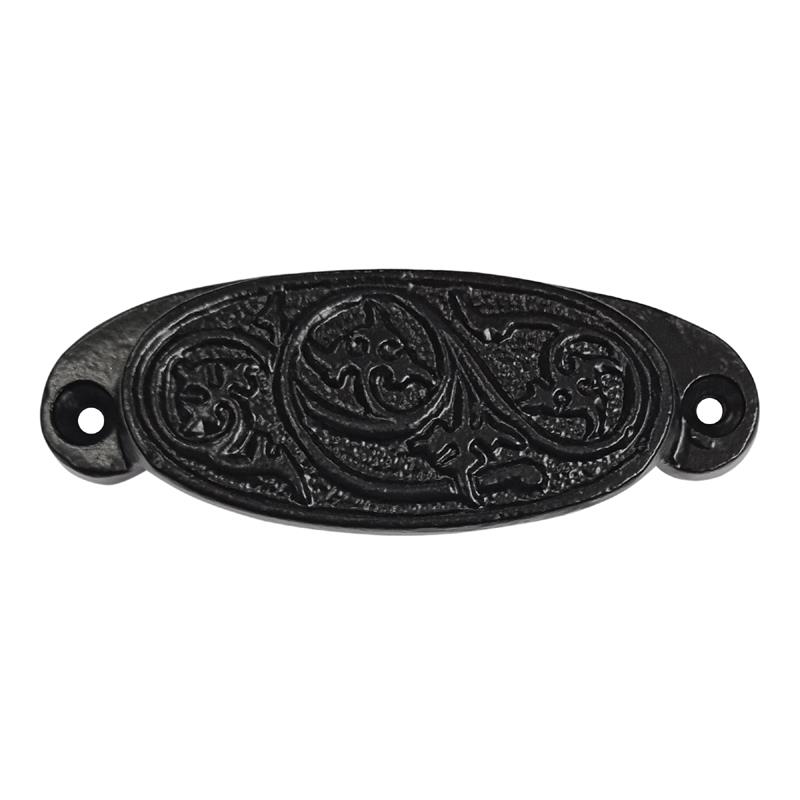 "Ithai" Black Antique Iron Drawer Pull