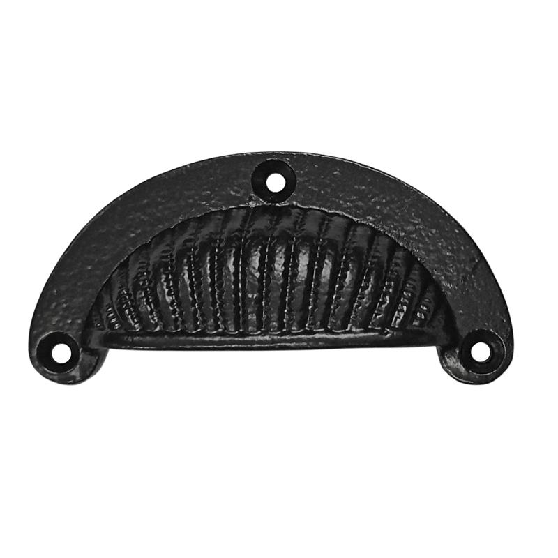 "Eluzai" Black Antique Iron Drawer Pull