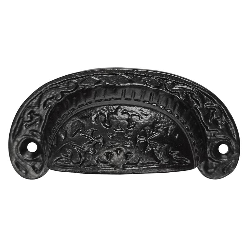 "Gog" Black Antique Iron Drawer Pull